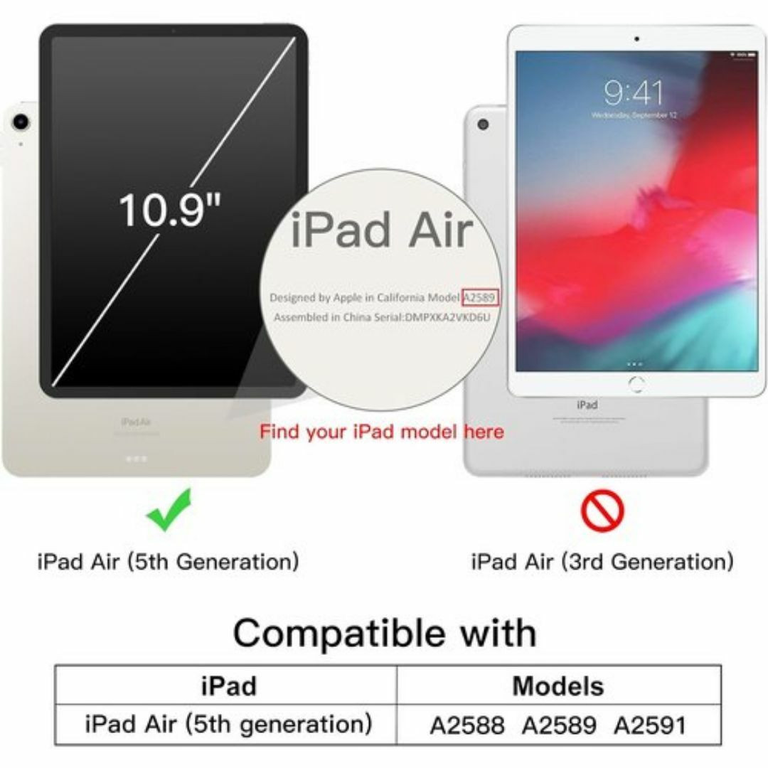 JEDirect iPad Air5 2022 10. / ーズゴールド 380 スマホ/家電/カメラのスマホ/家電/カメラ その他(その他)の商品写真