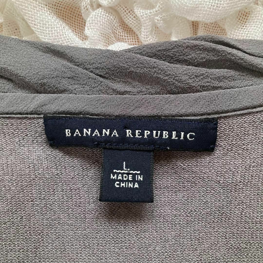 BANANA REPUBLIC バナナ リパブリック Uネック 薄手 ニット レディースのトップス(ニット/セーター)の商品写真