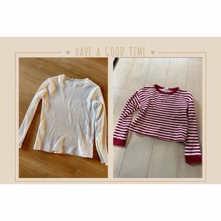 シューラルー(SHOO・LA・RUE)のShoo la rueプルオーバーとUNIQLOカットソー2点セット(Tシャツ/カットソー)