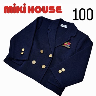 mikihouse - mikihouse ミキハウス フォーマル ジャケット 紺 ブレザー 金 ボタン