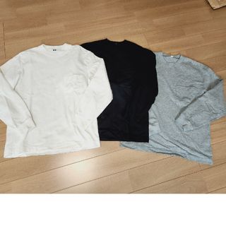 ユニクロ(UNIQLO)のロンTセット(Tシャツ/カットソー(七分/長袖))