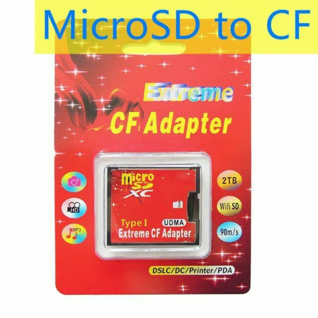 C003 CFカードアダプター　MicroSD対応 スマホ/家電/カメラのカメラ(その他)の商品写真