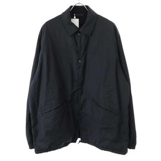 COMOLI コモリ 23AW コットンナイロン コーチジャケット ブラック 3 Y03-04012