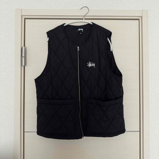 STUSSY DIAMOND QUILTED VEST 