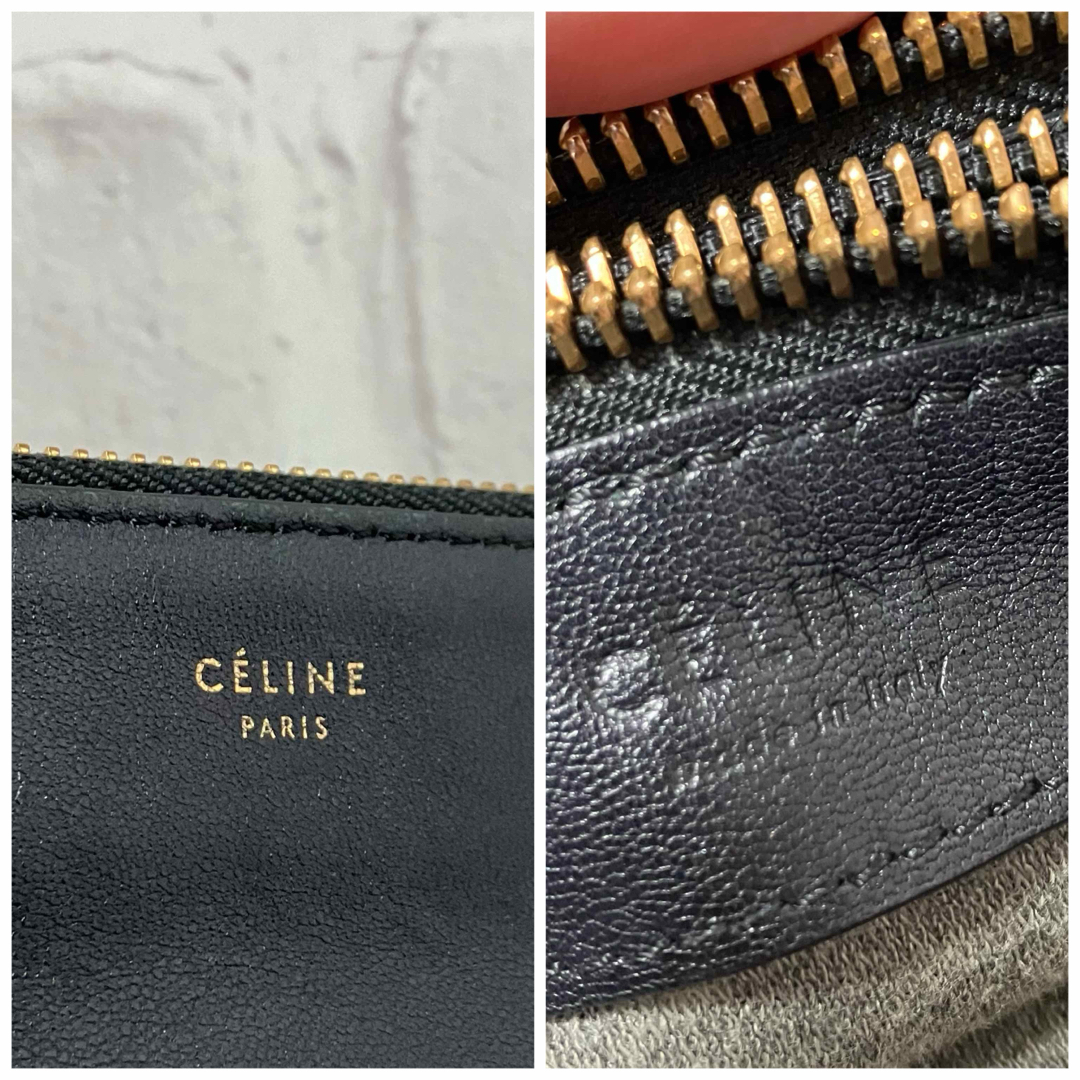 celine(セリーヌ)の専用CELINE トリオ ラージ ショルダーバッグ　ブラック　フィービー斜め掛け レディースのバッグ(ショルダーバッグ)の商品写真