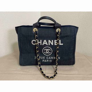 CHANEL(トートバッグ ・ ブルー・ネイビー/青色系)のフリマ CHANEL(トートバッグ ・ ブルー・ネイビー/青色系)のフリマ