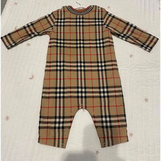 BURBERRY - 美品＊バーバリー　ロンパース　9M 74cm