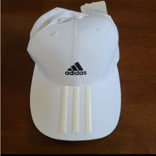 アディダス(adidas)の○アディダス adidas キャップ白　ホワイト(キャップ)