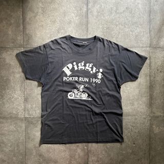 SCREEN STARS - 80s90s スクリーンスターズ tシャツ USA製 ブラック XL バイカー