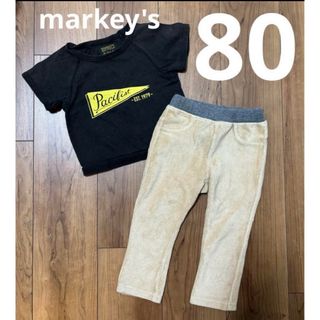 マーキーズ(MARKEY'S)の80 トップス　長ズボン　マーキーズ(Ｔシャツ)