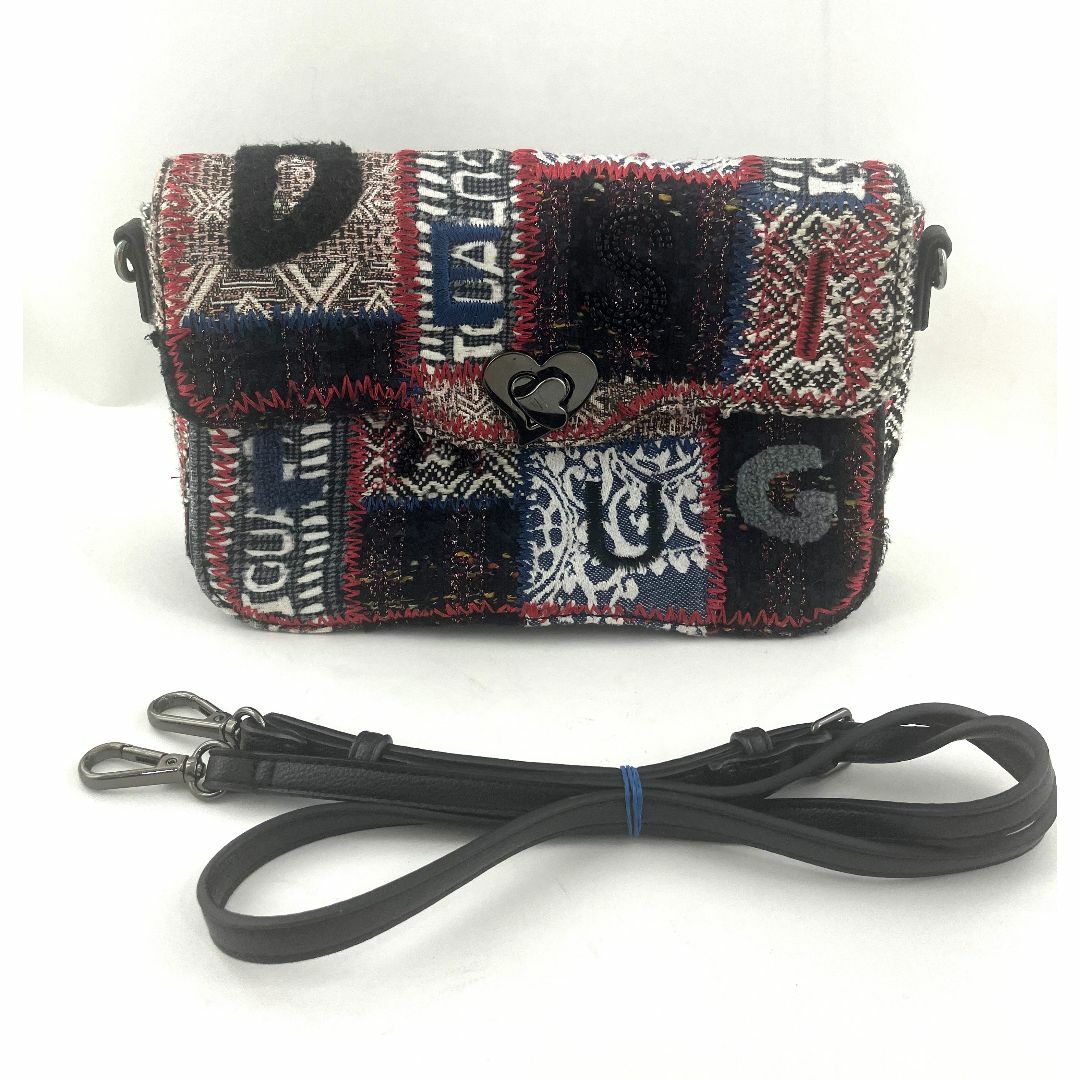 DESIGUAL(デシグアル)の◇美品 Desigual デシグアル 刺繍 ショルダー クロスボディーバッグ◇ レディースのバッグ(ショルダーバッグ)の商品写真