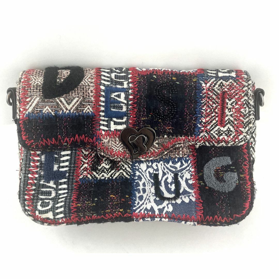 DESIGUAL(デシグアル)の◇美品 Desigual デシグアル 刺繍 ショルダー クロスボディーバッグ◇ レディースのバッグ(ショルダーバッグ)の商品写真