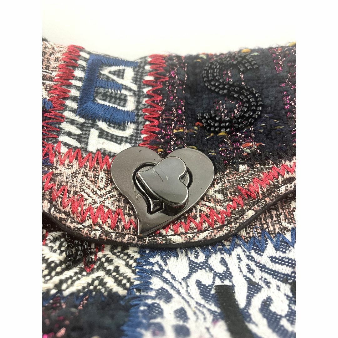 DESIGUAL(デシグアル)の◇美品 Desigual デシグアル 刺繍 ショルダー クロスボディーバッグ◇ レディースのバッグ(ショルダーバッグ)の商品写真