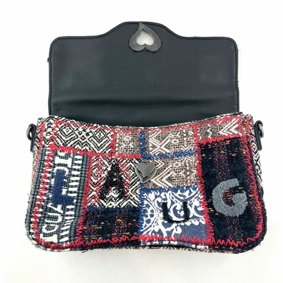 DESIGUAL(デシグアル)の◇美品 Desigual デシグアル 刺繍 ショルダー クロスボディーバッグ◇ レディースのバッグ(ショルダーバッグ)の商品写真