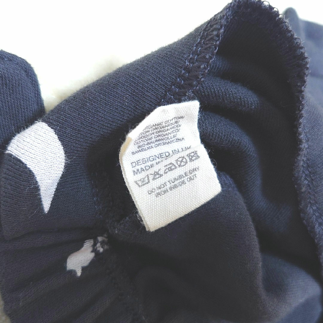 オーガニックズー お月さまサロペット キッズ/ベビー/マタニティのベビー服(~85cm)(ロンパース)の商品写真