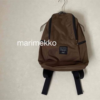 marimekko - マリメッコ METRO メトロ ブラウンmarimekkoバックパック リュック