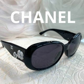 シャネル(CHANEL)のCHANEL サングラス ココマーク カメリア 5113 c.501/87(サングラス/メガネ)