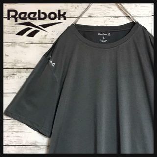 リーボック(Reebok)の【人気Ｌサイズ】リーボック　プリントロゴ入りＴシャツ　ドライ素材　K45(Tシャツ/カットソー(半袖/袖なし))