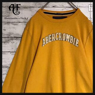Abercrombie&Fitch - 【人気定番】アバクロンビー&フィッチ　ワッペンロゴ入り長袖T シャツ　F888