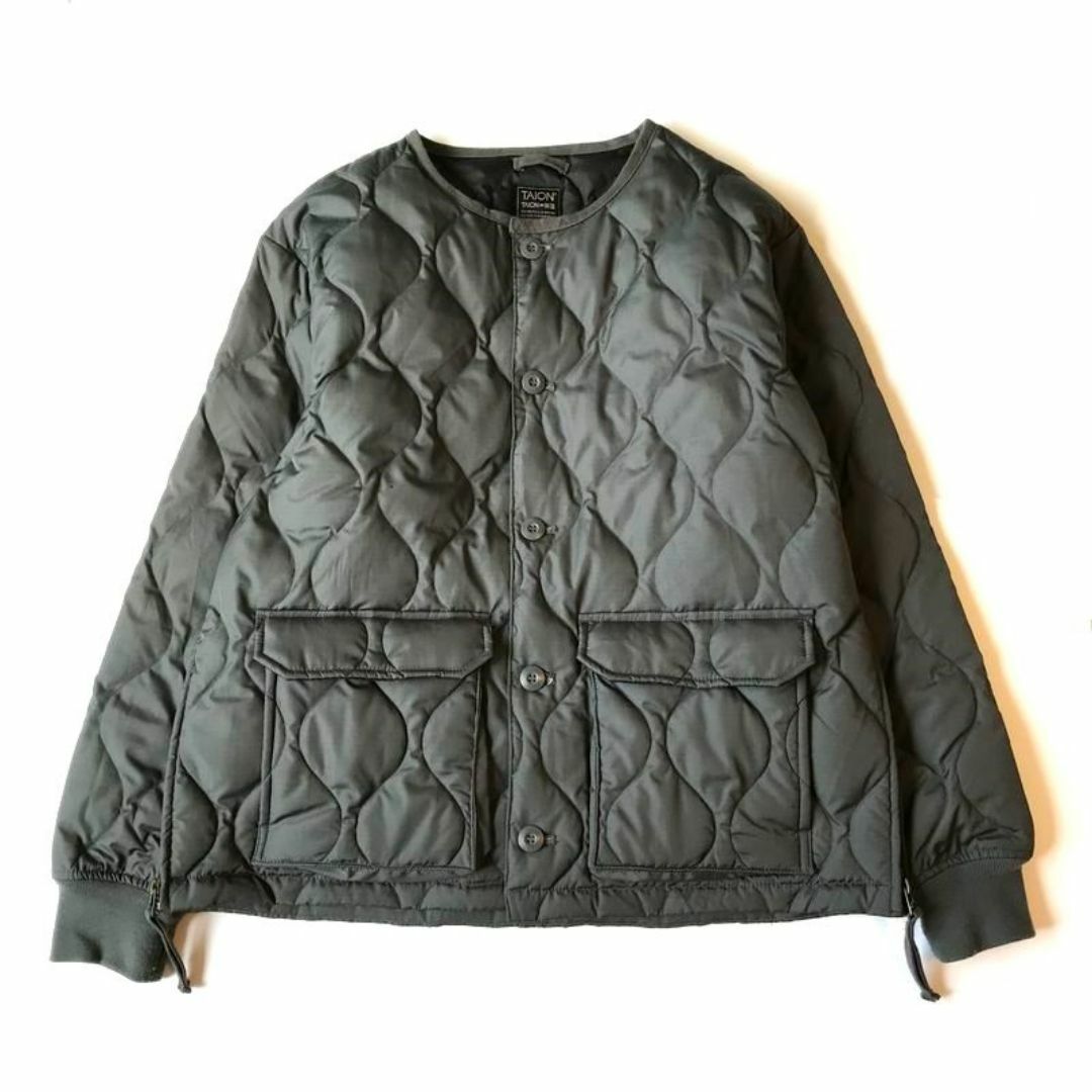 TAION(タイオン)のTAION MILITARY LINE OVER CARDIGAN ダウン S メンズのジャケット/アウター(ダウンジャケット)の商品写真