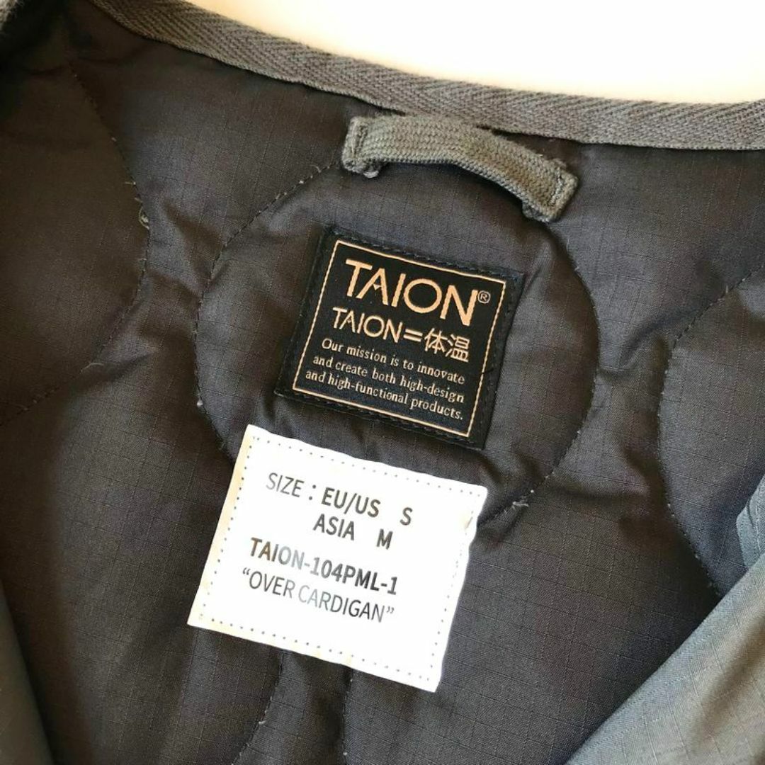 TAION(タイオン)のTAION MILITARY LINE OVER CARDIGAN ダウン S メンズのジャケット/アウター(ダウンジャケット)の商品写真