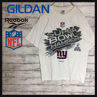 ギルタン(GILDAN)の【人気カラー白】ギルダン　半袖プリントTシャツ　NFL リーボック　K219(Tシャツ/カットソー(半袖/袖なし))