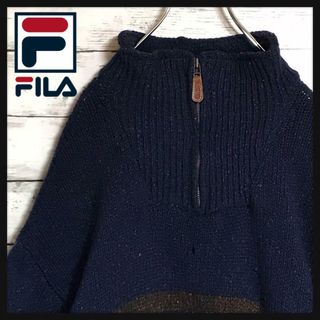 フィラ(FILA)の【ビッグサイズ】フィラ　絹　ウール混　太袖セーター　ゆるだぼ　H610(ニット/セーター)