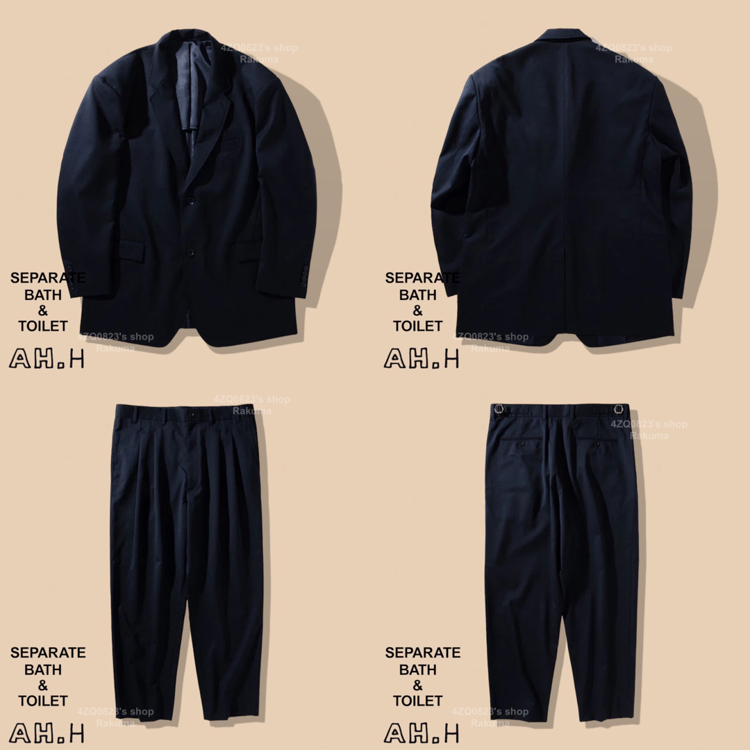 最終値下げ】SEPABATHとAH2 セットアップ セパバス AH.H スーツ 最終値下げ】SEPABATHとAH2 セットアップ セパバス AH.H スーツ