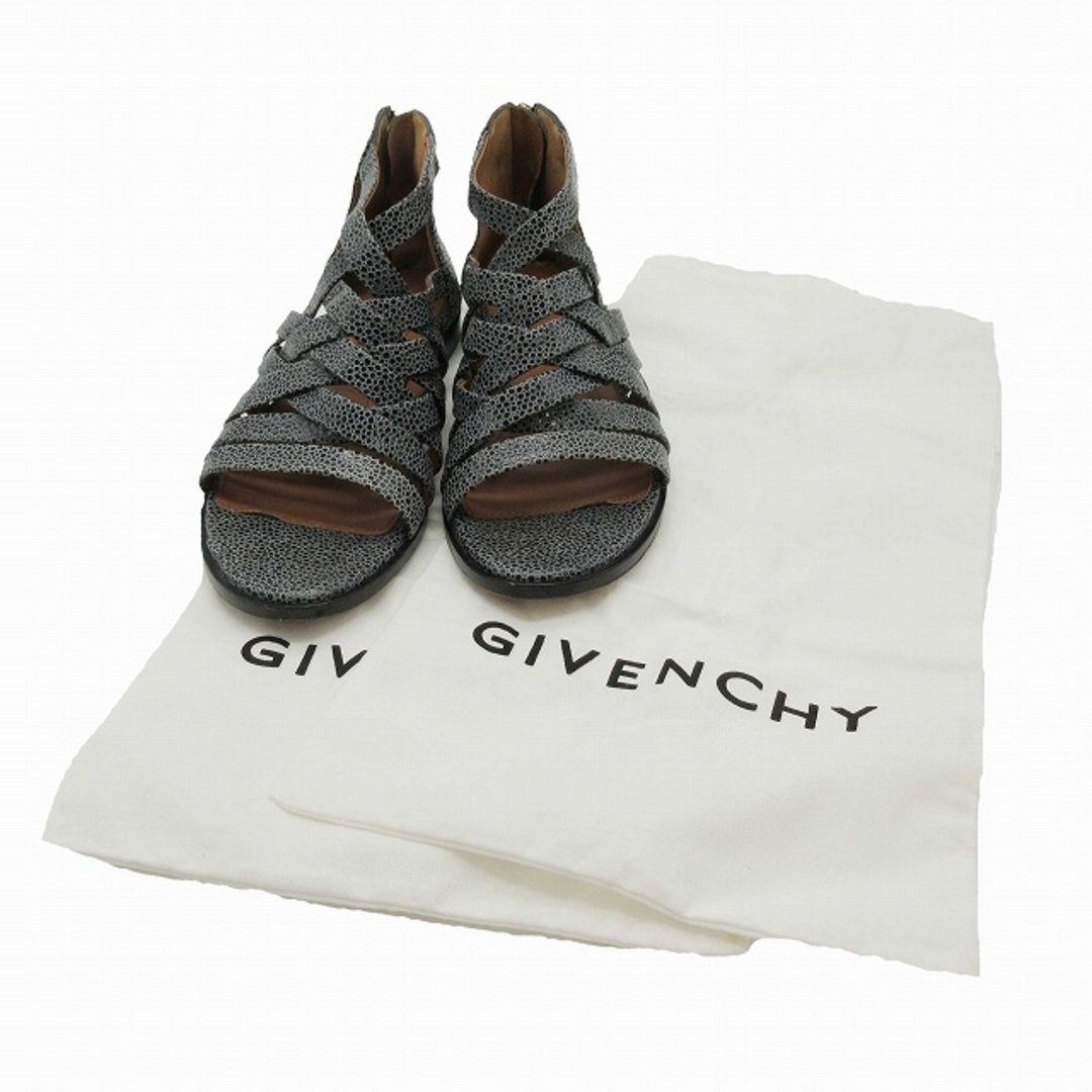 GIVENCHY(ジバンシィ)のジバンシィ GIVENCHY リザード 型押し レザー サンダル 編み込み ♪3 レディースの靴/シューズ(サンダル)の商品写真