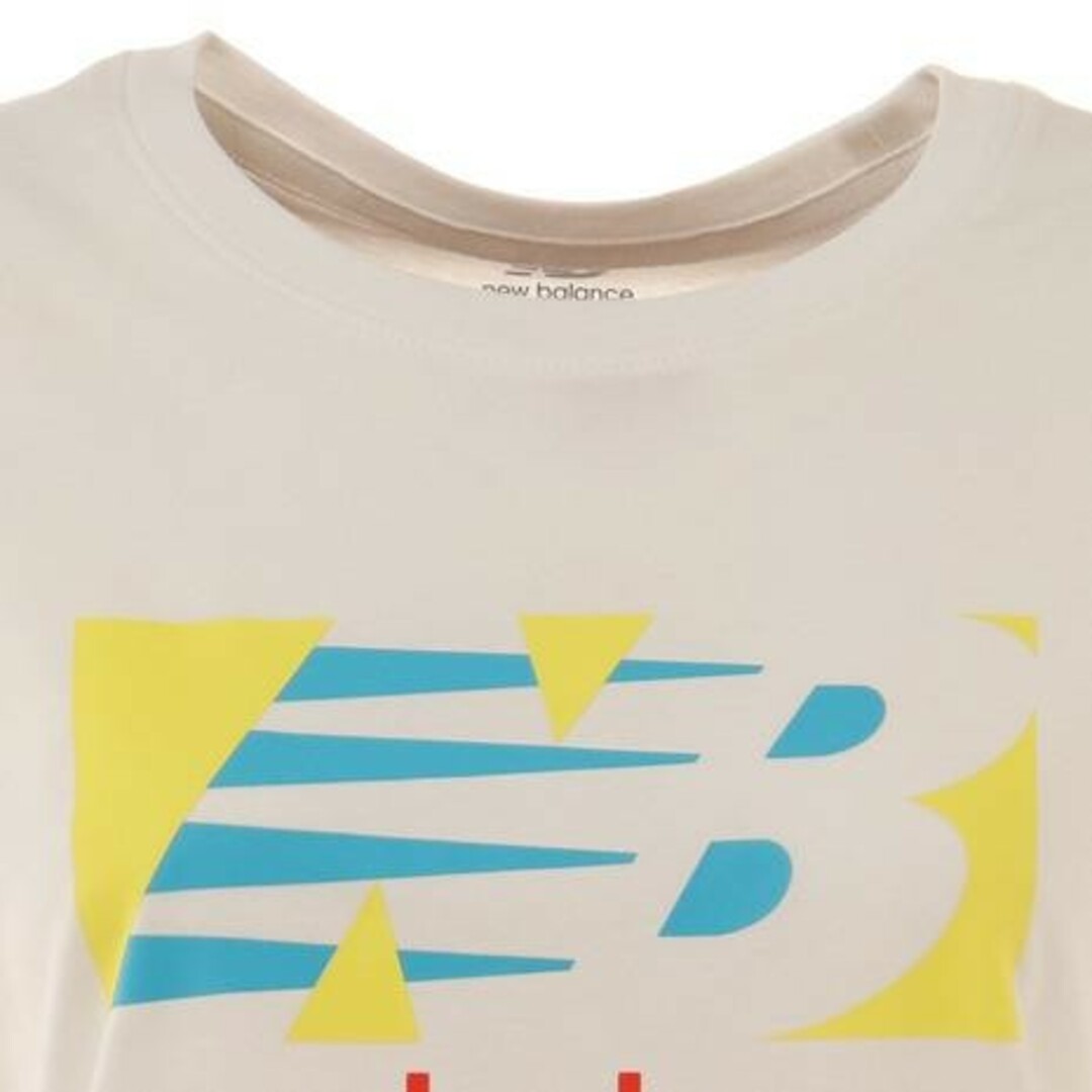 New Balance(ニューバランス)の現品限り【本日値下げ】4140→2300ニューバランスレディースロゴTシャツ白M レディースのトップス(Tシャツ(半袖/袖なし))の商品写真