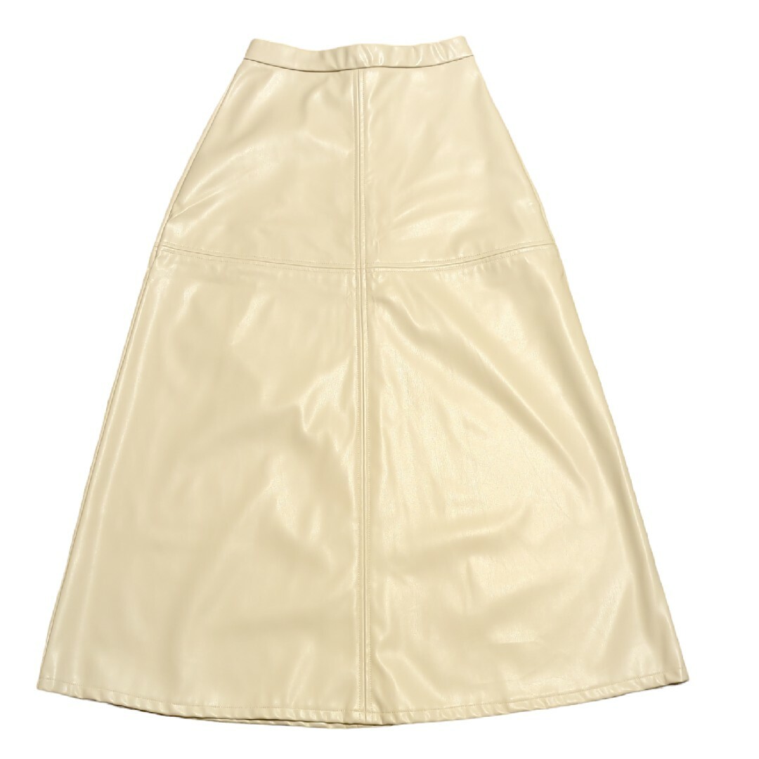 clear(クリア)のclear　クリア　フェイクレザースカート レディースのスカート(ロングスカート)の商品写真