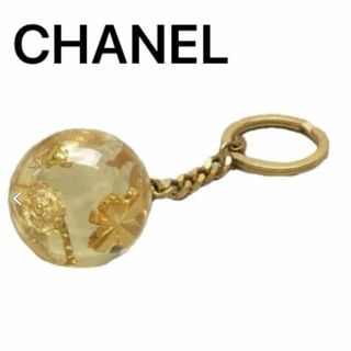 CHANEL - シャネル キーホルダー　ヴィンテージ　ゴールド　97P クローバー　マトラッセ