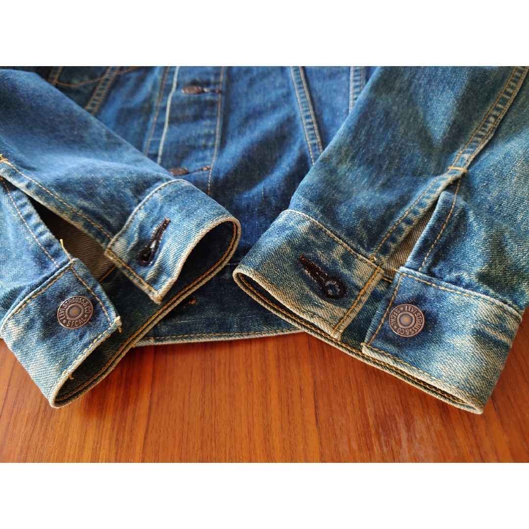 Levi's(リーバイス)のLevi's 71557xx 3rdタイプ 復刻 90s BIGE 40 メンズのジャケット/アウター(Gジャン/デニムジャケット)の商品写真