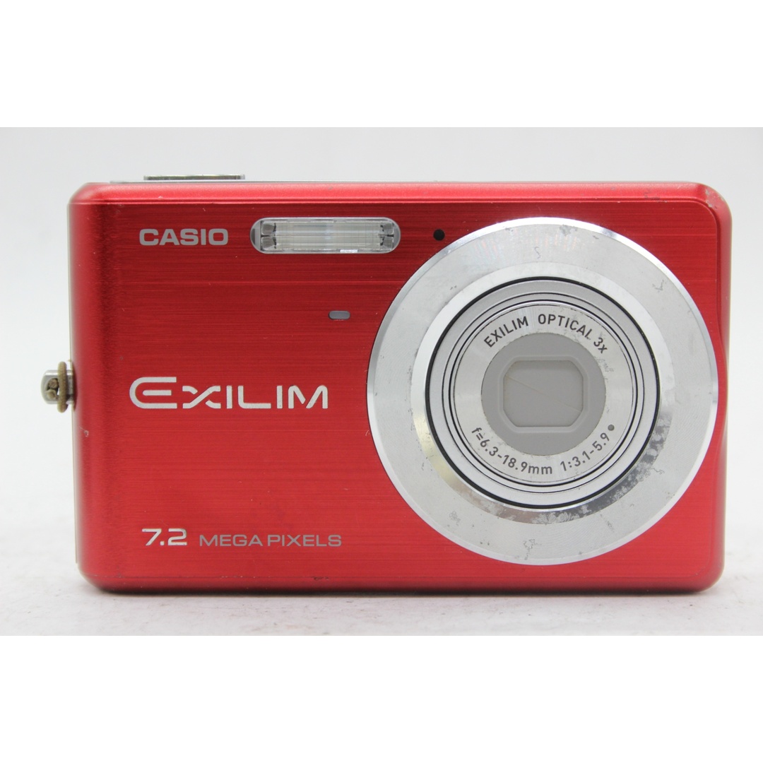 【返品保証】 カシオ Casio Exilim EX-Z77 レッド 3x バッテリー付き コンパクトデジタルカメラ  s8216 スマホ/家電/カメラのカメラ(コンパクトデジタルカメラ)の商品写真