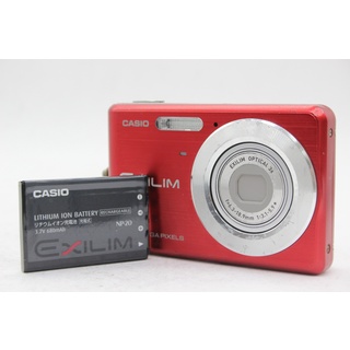 【返品保証】 カシオ Casio Exilim EX-Z77 レッド 3x バッテリー付き コンパクトデジタルカメラ  s8216(コンパクトデジタルカメラ)