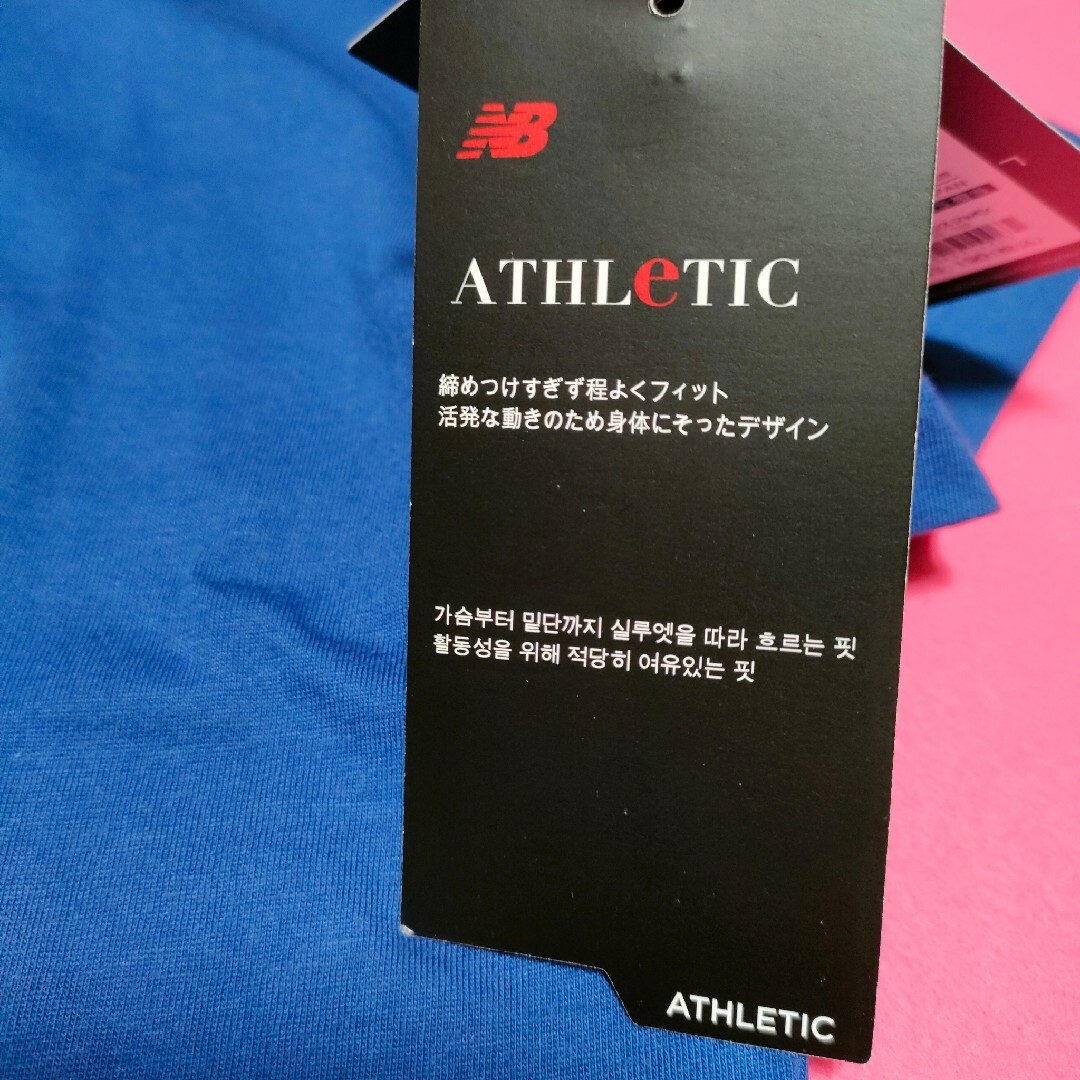 New Balance(ニューバランス)のニューバランスレディースロゴTシャツ紺M レディースのトップス(Tシャツ(半袖/袖なし))の商品写真