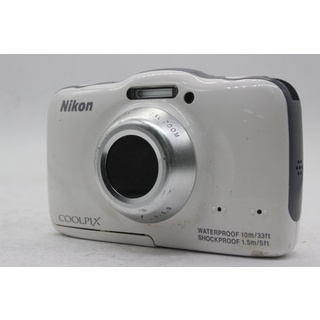 【返品保証】 ニコン Nikon Coolpix S32 ホワイト 3x コンパクトデジタルカメラ  s8222(コンパクトデジタルカメラ)