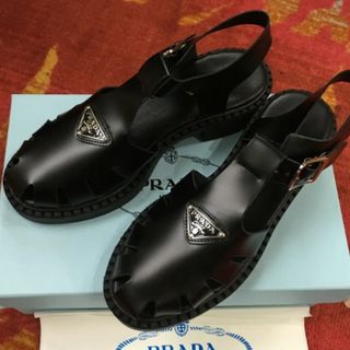 プラダ(PRADA)の大人気＃＃☆PRADA☆＆サンダルブラック(サンダル)