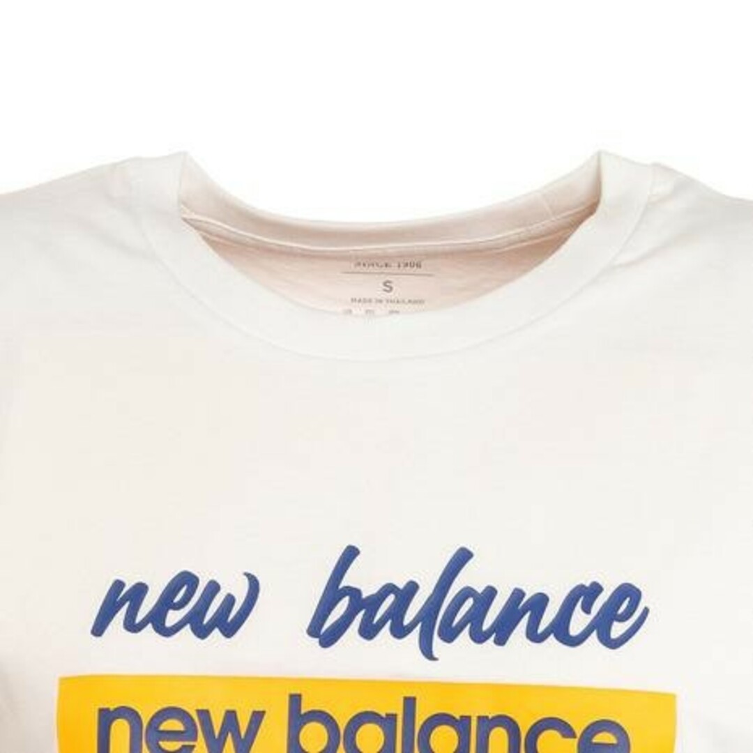 New Balance(ニューバランス)の現品限り【本日値下げ】3700→2200ニューバランスレディースロゴTシャツ白M レディースのトップス(Tシャツ(半袖/袖なし))の商品写真