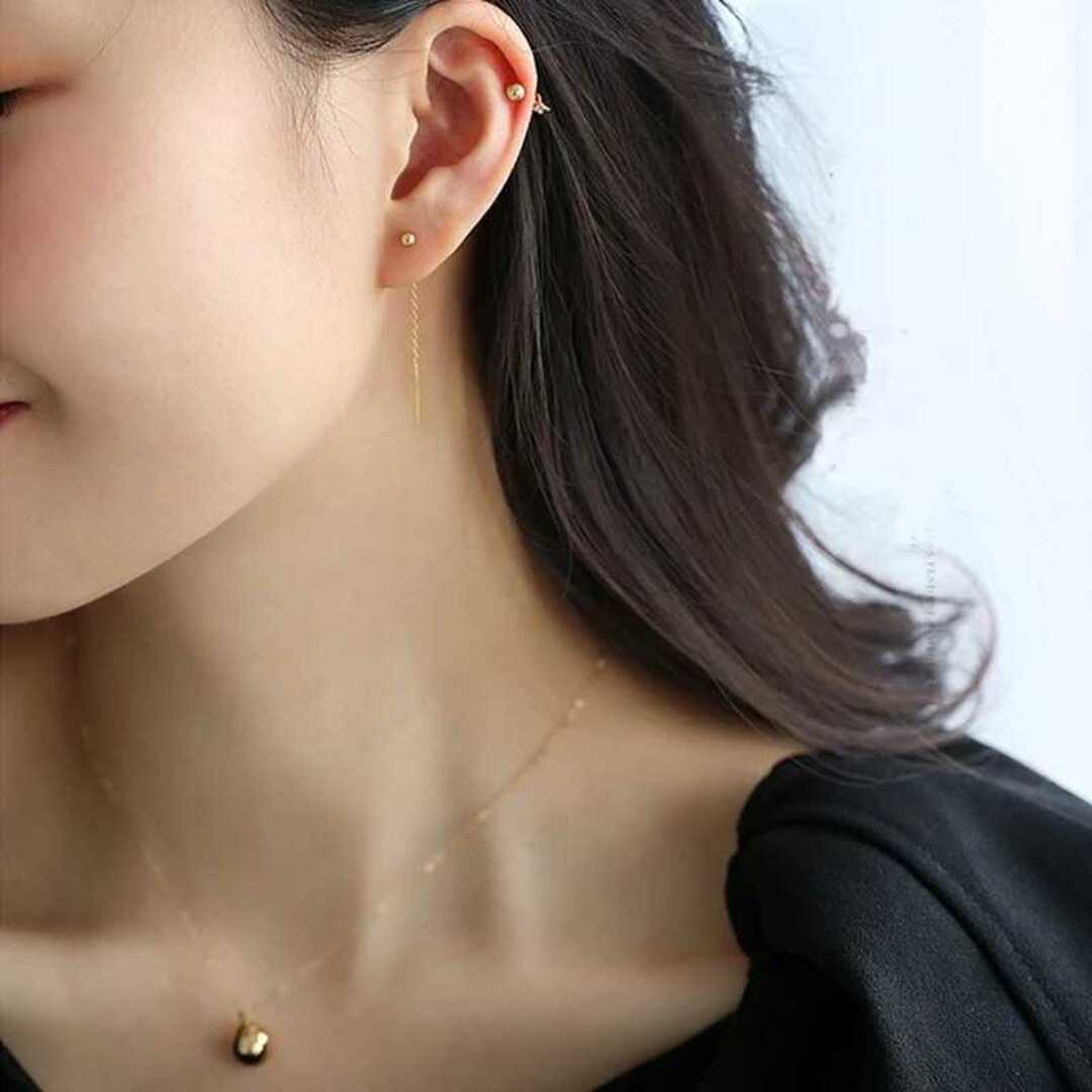 k18 18金　アメリカンピアス レディースのアクセサリー(ピアス)の商品写真