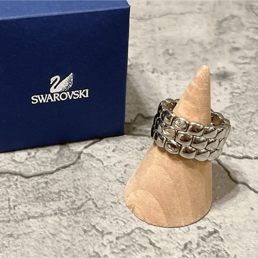 SWAROVSKI(スワロフスキー)の希少 Swarovski スワロフスキー アイズ リング XL 18号 レディースのアクセサリー(リング(指輪))の商品写真