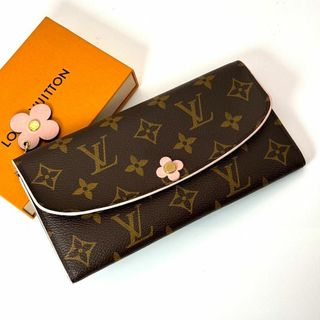 LOUIS VUITTON - レア 美品 ルイヴィトン モノグラム ポルトフォイユ エミリー フラワー 長財布