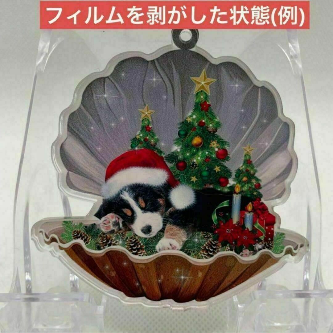 【新品】クリスマスオーナメント貝　ドーベルマン　子犬　かわいい インテリア/住まい/日用品のインテリア小物(その他)の商品写真