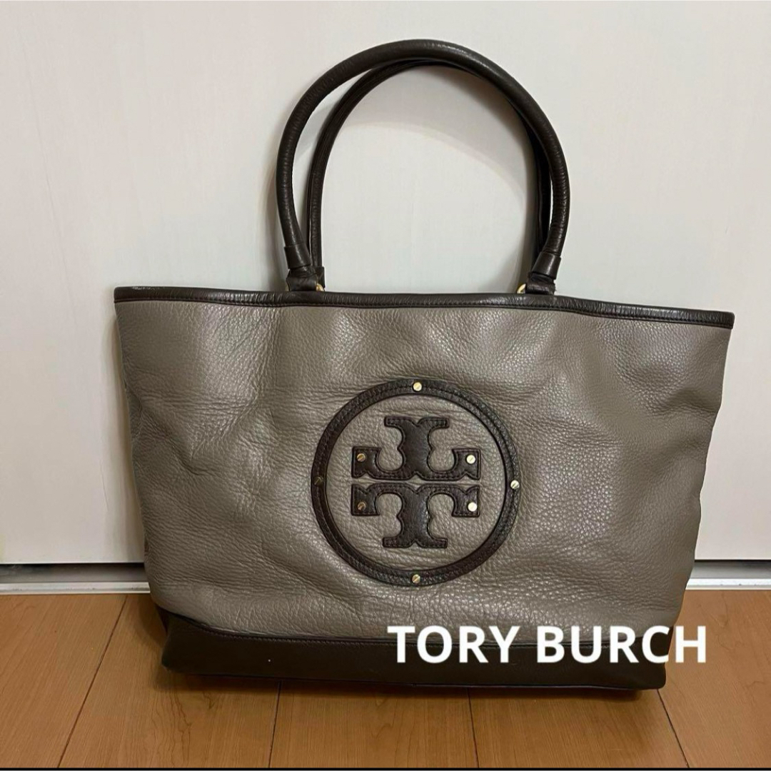 Tory Burch(トリーバーチ)の✨美品✨ トリーバーチ ロゴ レザー トートバッグ 【 TORY BURCH 】 レディースのバッグ(トートバッグ)の商品写真