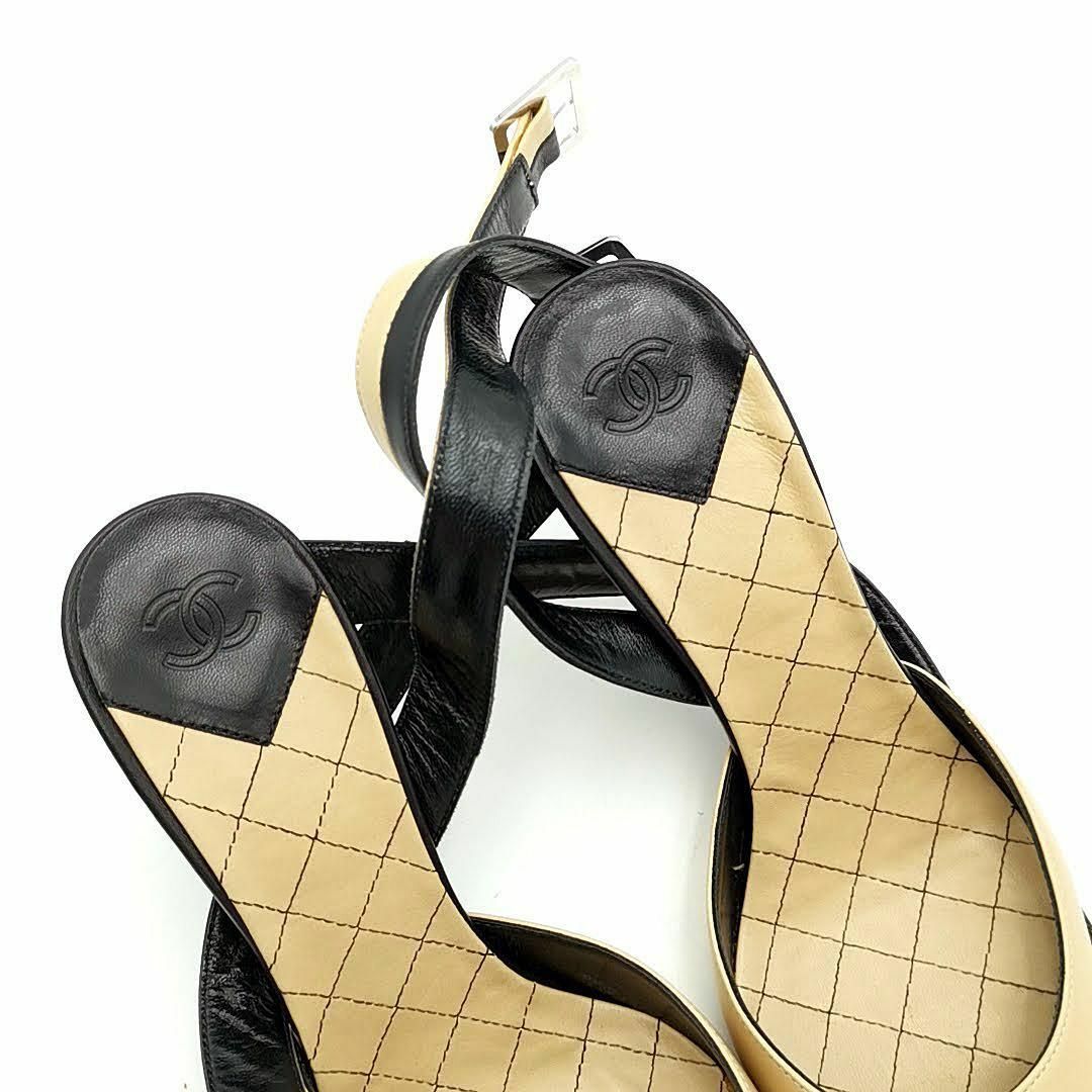 CHANEL - 超美品 シャネル CHANEL パンプス バイカラー 03 CHANEL - 超美品 シャネル CHANEL パンプス バイカラー 03