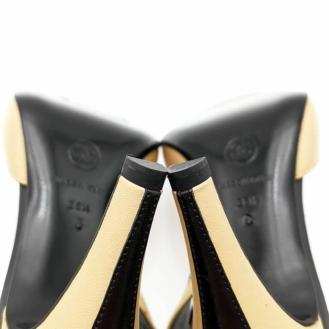CHANEL - 超美品 シャネル CHANEL パンプス バイカラー 03 CHANEL - 超美品 シャネル CHANEL パンプス バイカラー 03