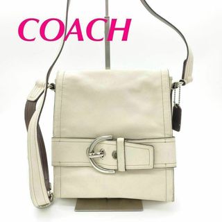 コーチ(COACH)の【美品】 COACH コーチ アイボリー ショルダー(ショルダーバッグ)