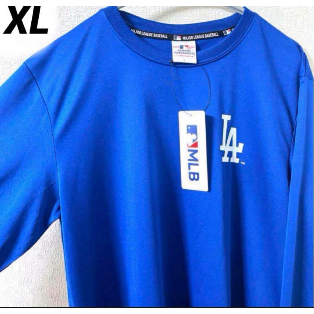 MLB(メジャーリーグベースボール)のMLB ロサンゼルス　ドジャース ロンＴ シャツ メッシュ素材　XL 大谷翔平 メンズのトップス(Tシャツ/カットソー(七分/長袖))の商品写真