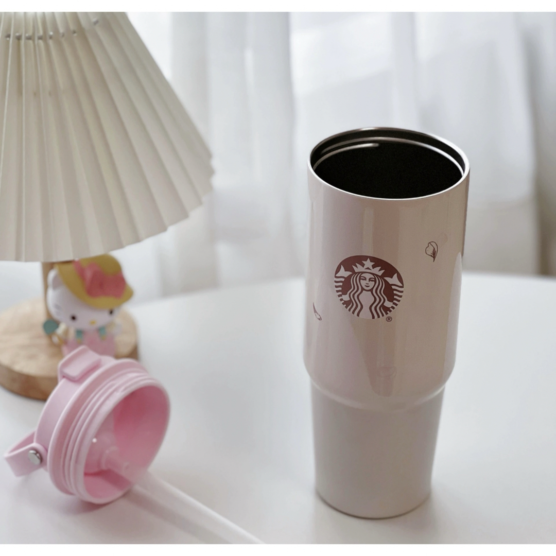 Starbucks Coffee(スターバックスコーヒー)の海外  スターバックス 24’桜 ステンレス 2wayタンブラー インテリア/住まい/日用品のキッチン/食器(タンブラー)の商品写真