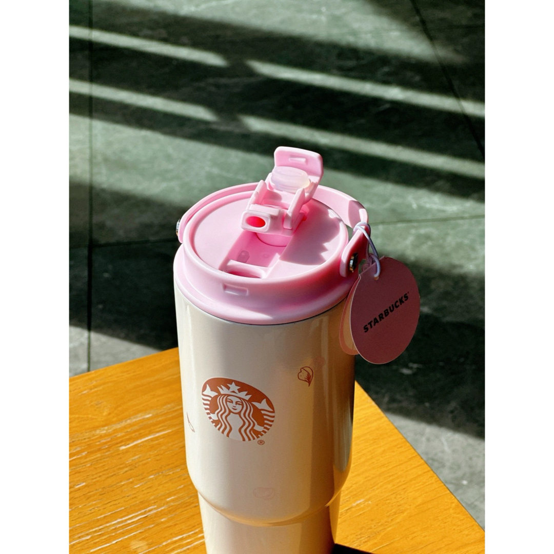 Starbucks Coffee(スターバックスコーヒー)の海外  スターバックス 24’桜 ステンレス 2wayタンブラー インテリア/住まい/日用品のキッチン/食器(タンブラー)の商品写真